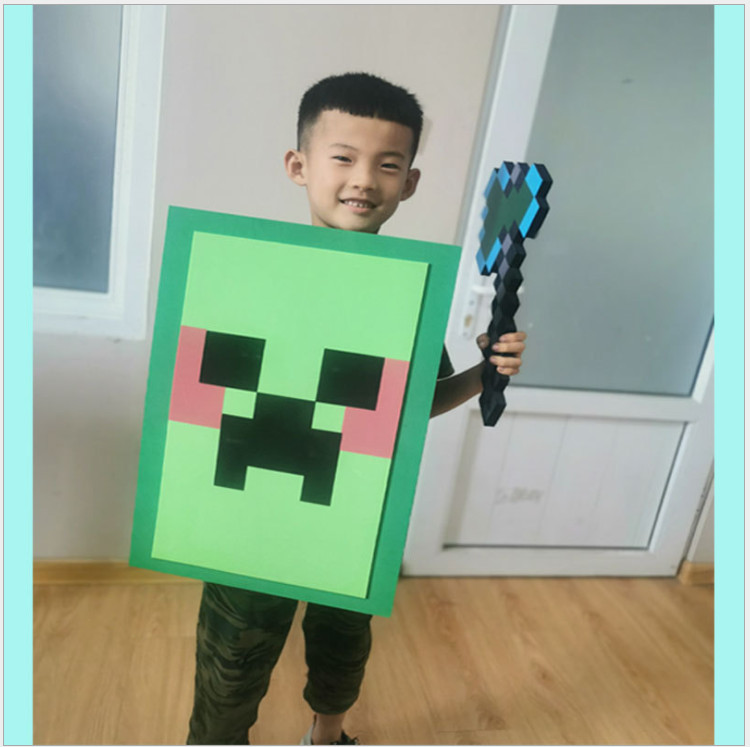Combo đồ chơi phụ kiện minecraft creeper chính hãng