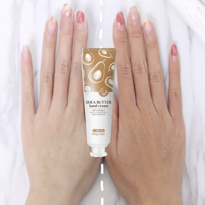 LAIKOU Shea Butter Hand Cream Moisturizing Anti Wrinkles Anti Dryness Anti Chapping Soften Skin Hand Care 30g