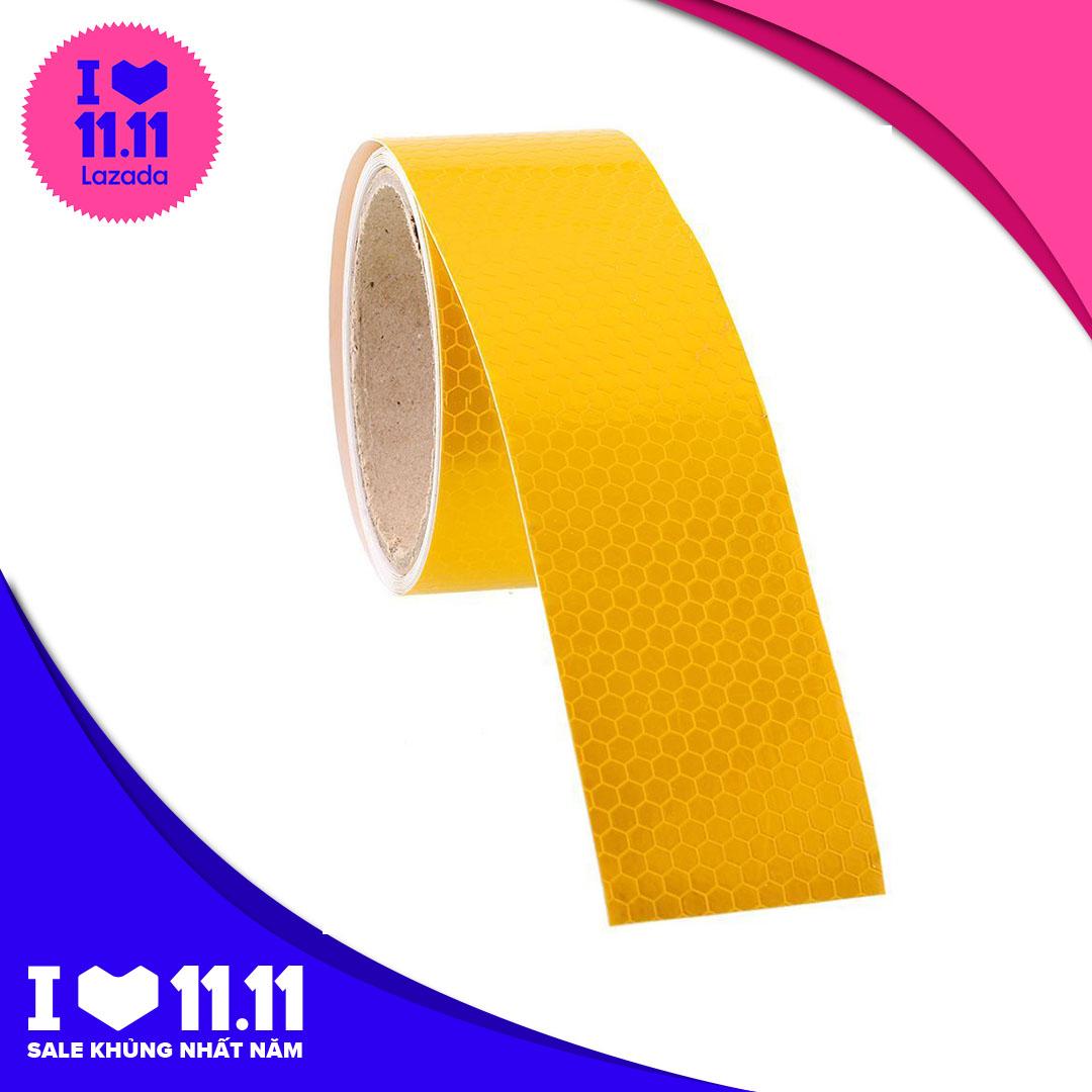Băng keo phản quang cao cấp 3M High Intensity Grade HIP 3931 50mmx1m (Vàng)
