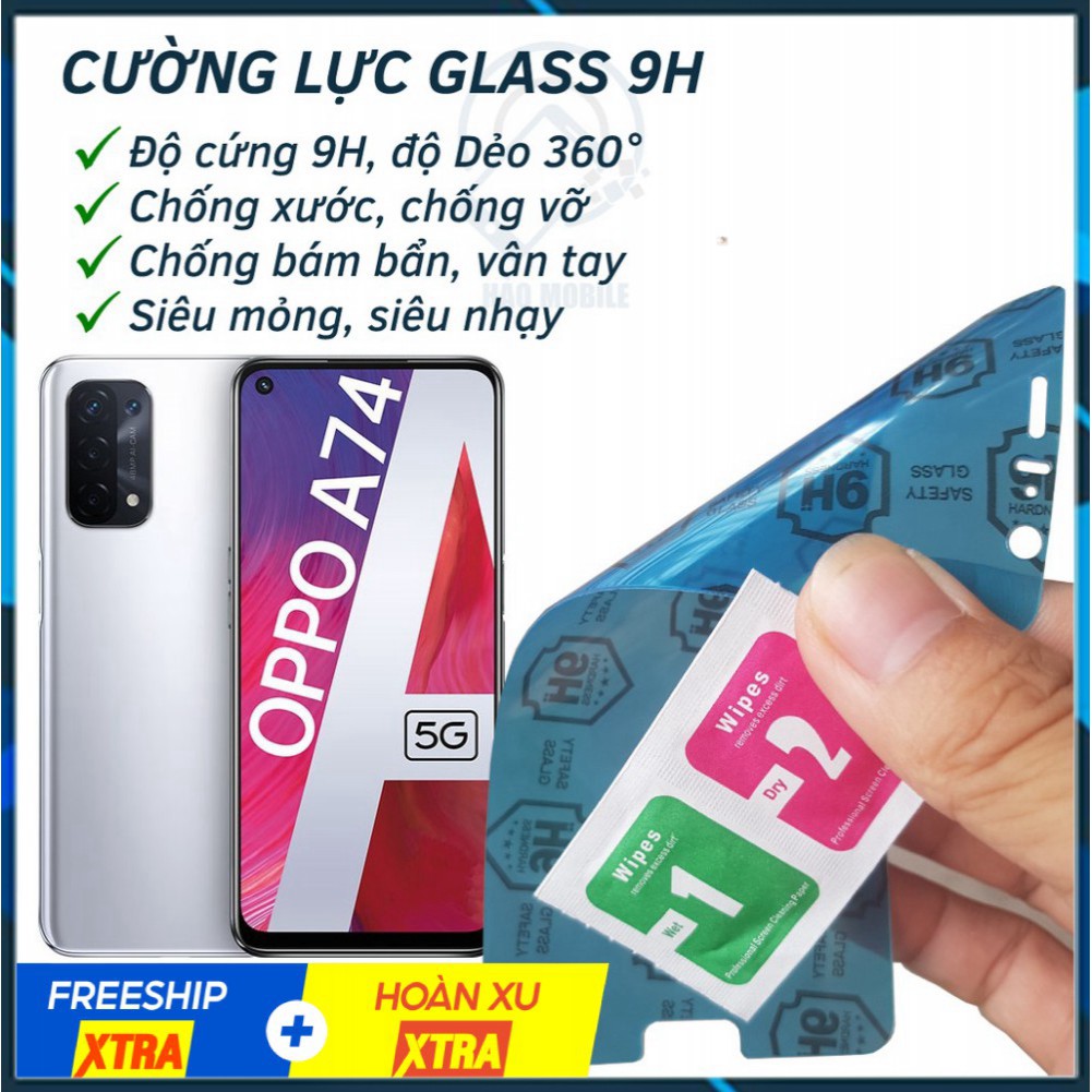 Dán cường lực dẻo nano oppo a74, oppo a74 5g