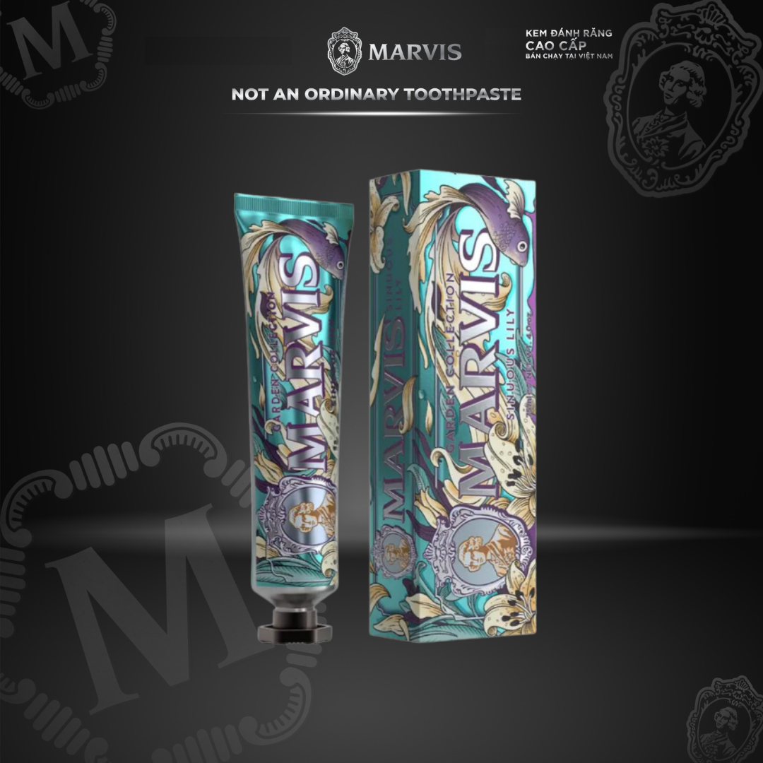 Kem Đánh Răng Marvis Sinuos Lily 75ML