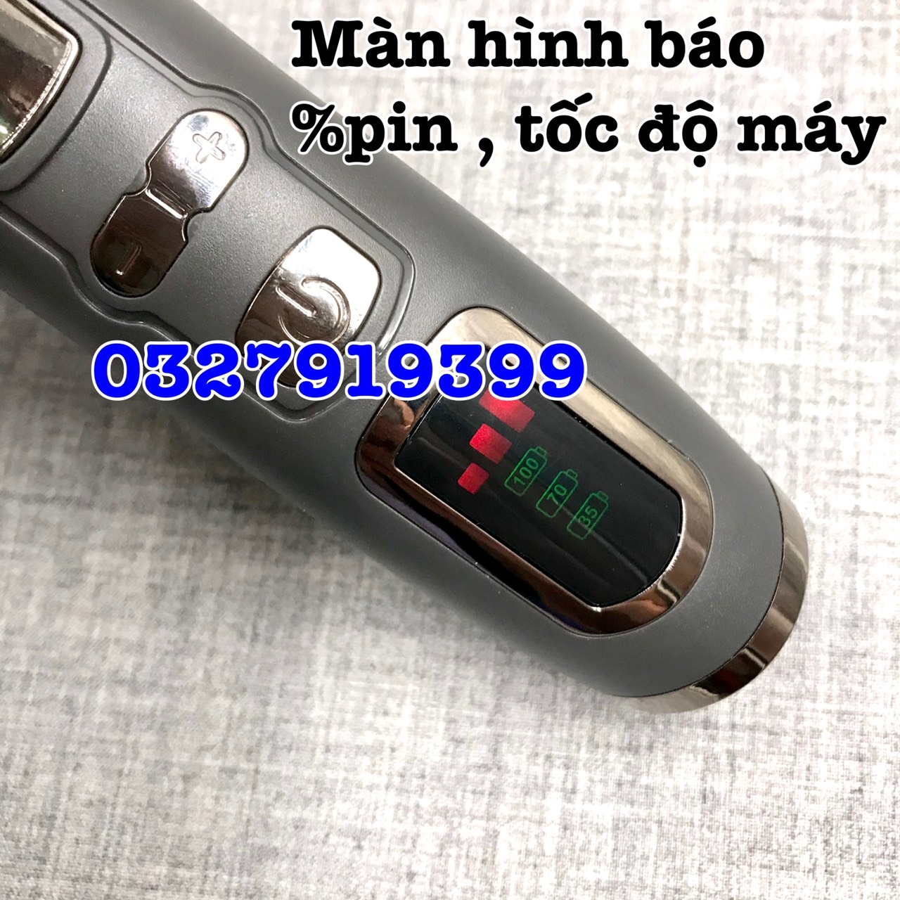 POP Tông đơ cắt tóc cao cấp POP 1986 tăng tốc 7000rpm pin Lithium Ion 2200mAh thời gian sử dụng 250 phút thiết kế sang trọng êm ái chất lượng cao
