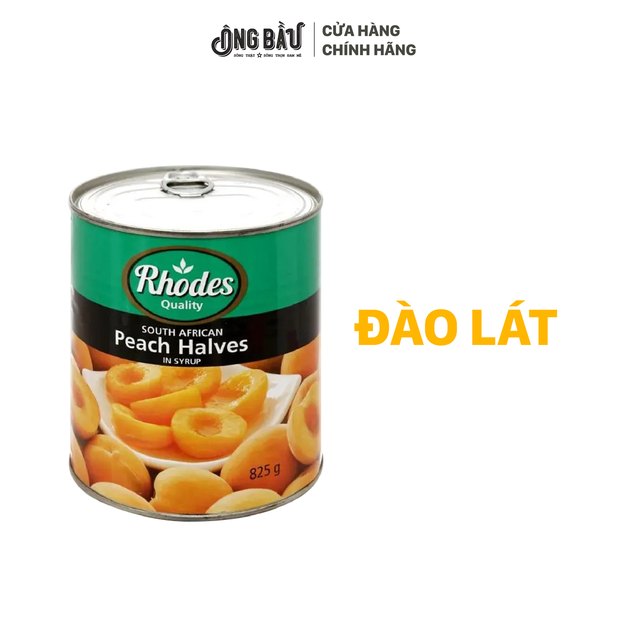 Đào Ngâm Rhodes - Dạng Lát 825g