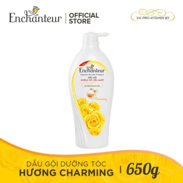 Dầu gội,Tắm Enchanteur Charming 650g