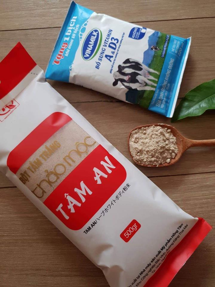 Bột tắm trắng thảo mộc Tâm An