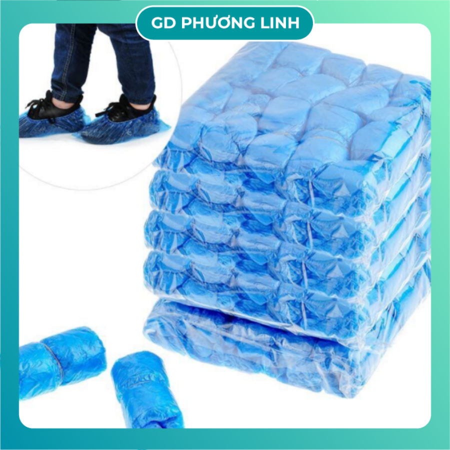 [Combo 100] Túi Nilon Bọc Giày Đi Mưa Dùng 1 Lần
