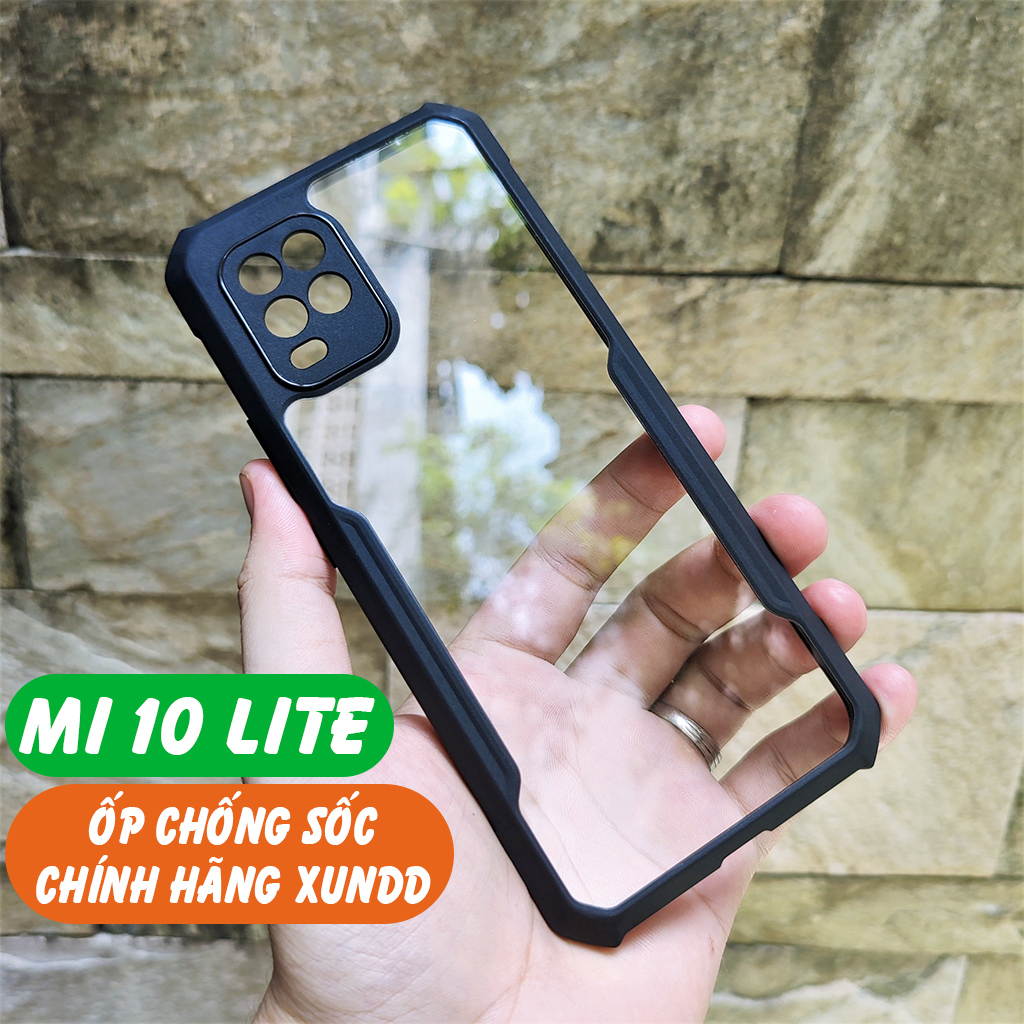 Ốp lưng xiaomi mi 10 lite chống sốc chính hãng xundd