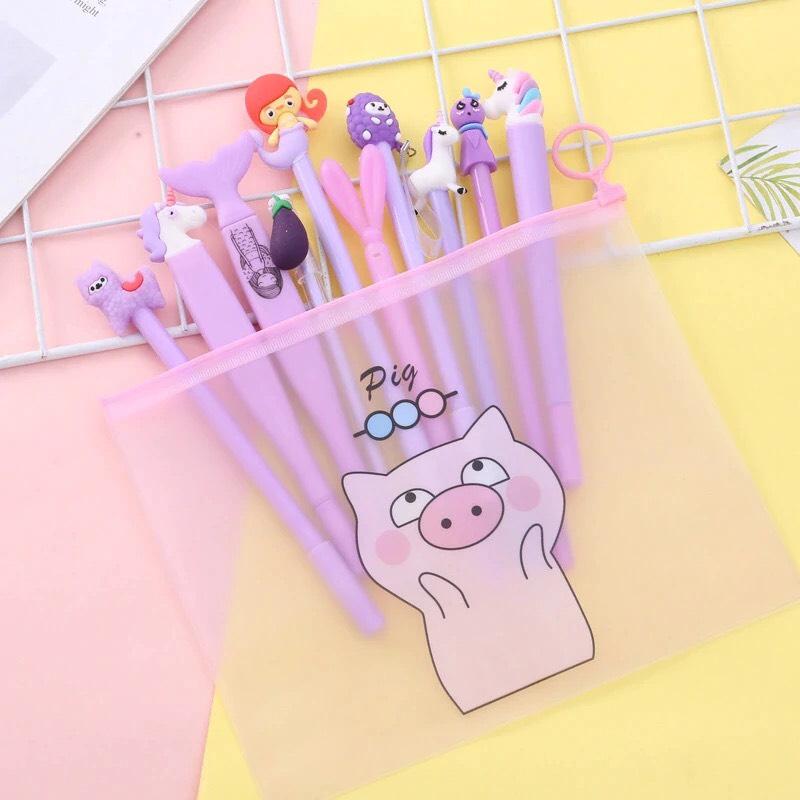 [HCM]Túi đựng bút cute hình HEO HỒNG