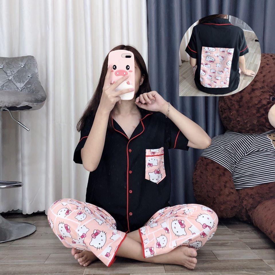 [HCM]Đồ Bộ Pijama Kate Thái loại 1 Túi Phối