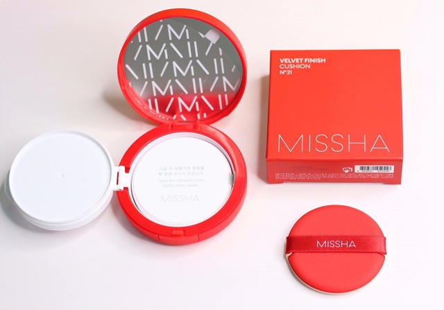 PHẤN NƯỚC MISSHA VELVET FINISH CUSHION VỎ ĐỎ