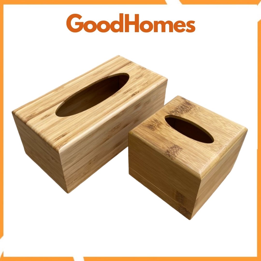 Hộp đựng giấy ăn gỗ tre cao cấp _ TISBOX