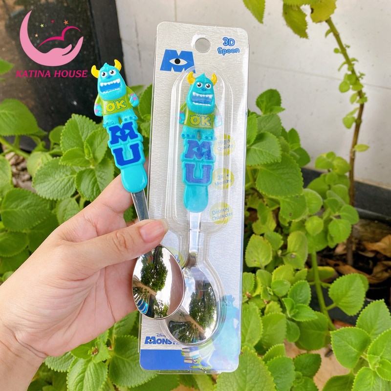 Spoon dinnerware set for baby Disney motifs 3D super lovely cherub