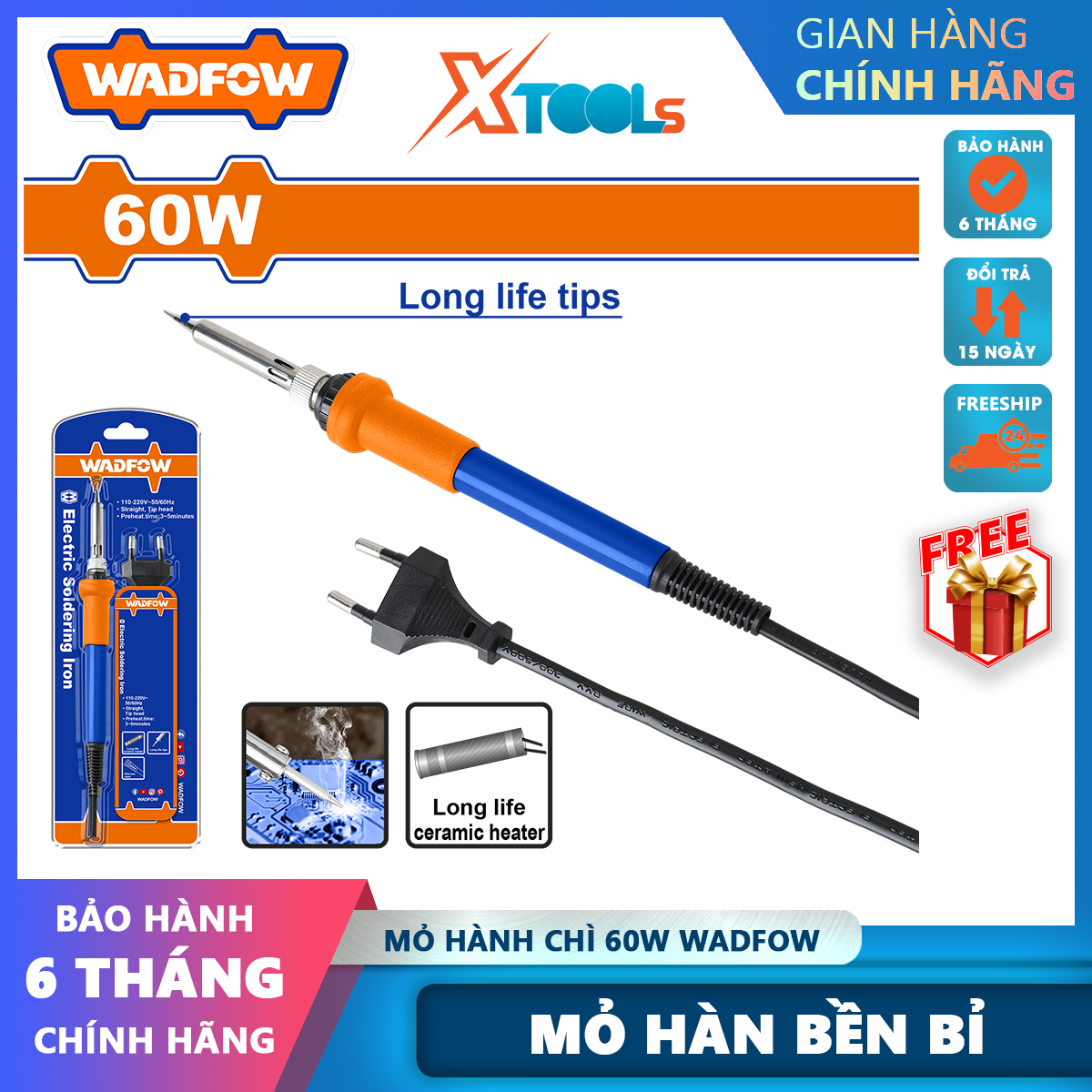 Wadfow wel3606 60W electric soldering iron