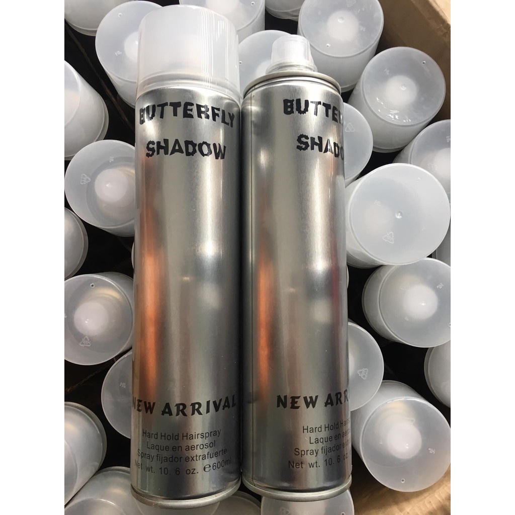 Keo xịt tóc BUTTERFLY SHADOW Hard Hold Hairspray - Keo sịt tóc 600ml