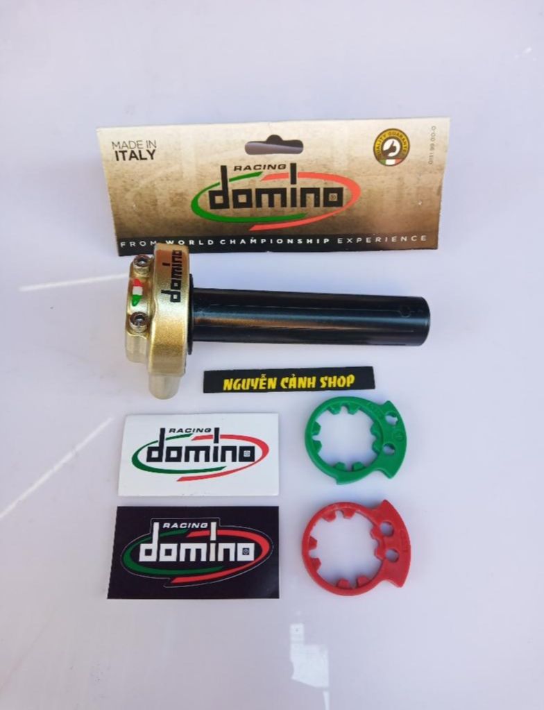 Cùm tăng tốc Domino 2 dây màu đồng