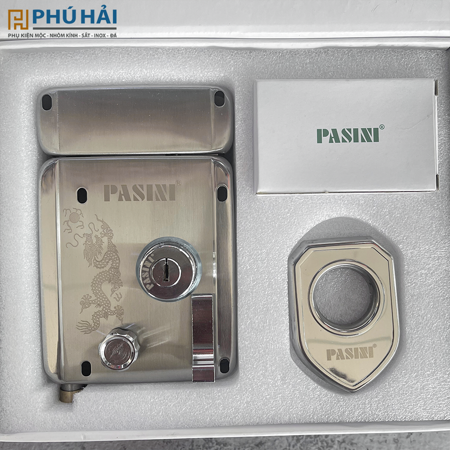 Khóa cổng M699-1 bằng Pasini (bộ)