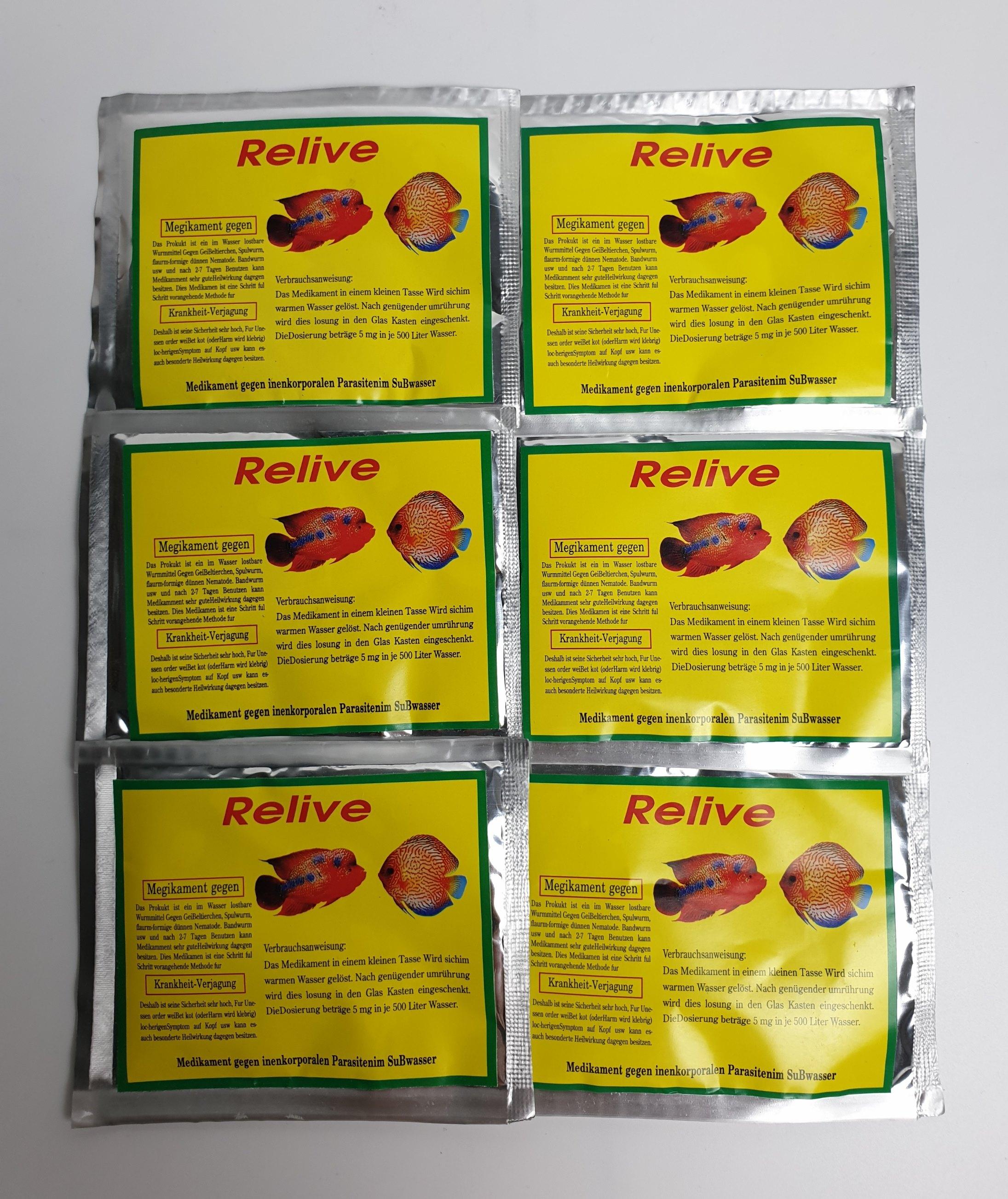 Phục hồi đường ruột cho cá cảnh Relive