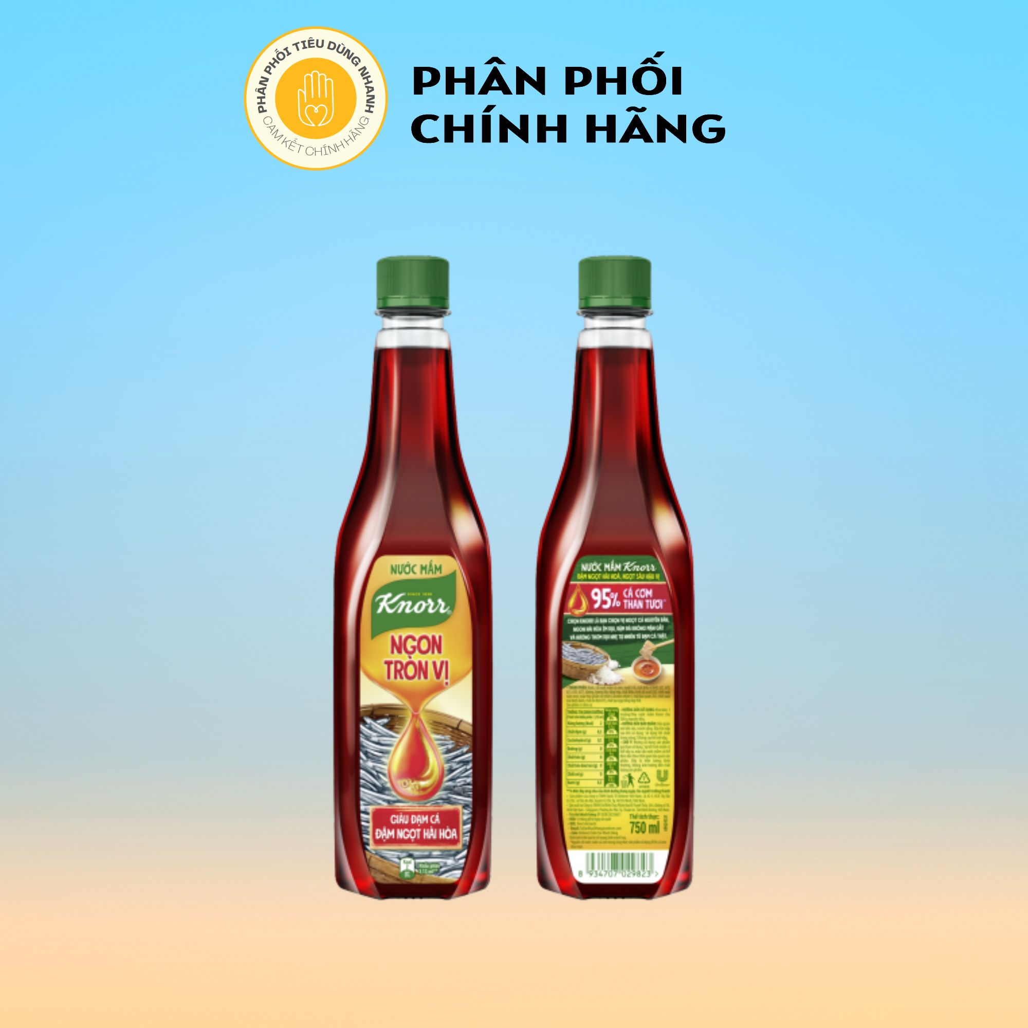 Nước mắm cá cơm knorr 750ml/chai