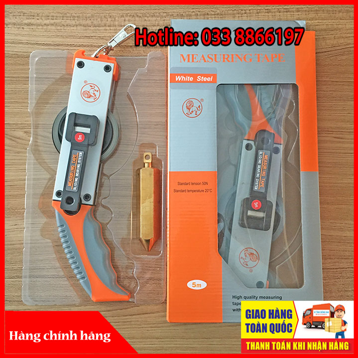 Thước đo bồn xăng dầu 5m White Steel