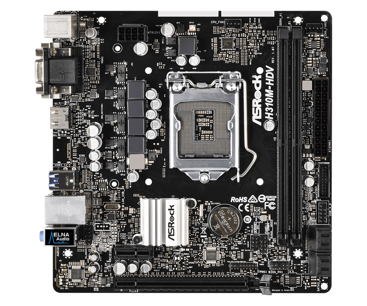 Mainboard ASRock H310CM-HDV Chính Hãng