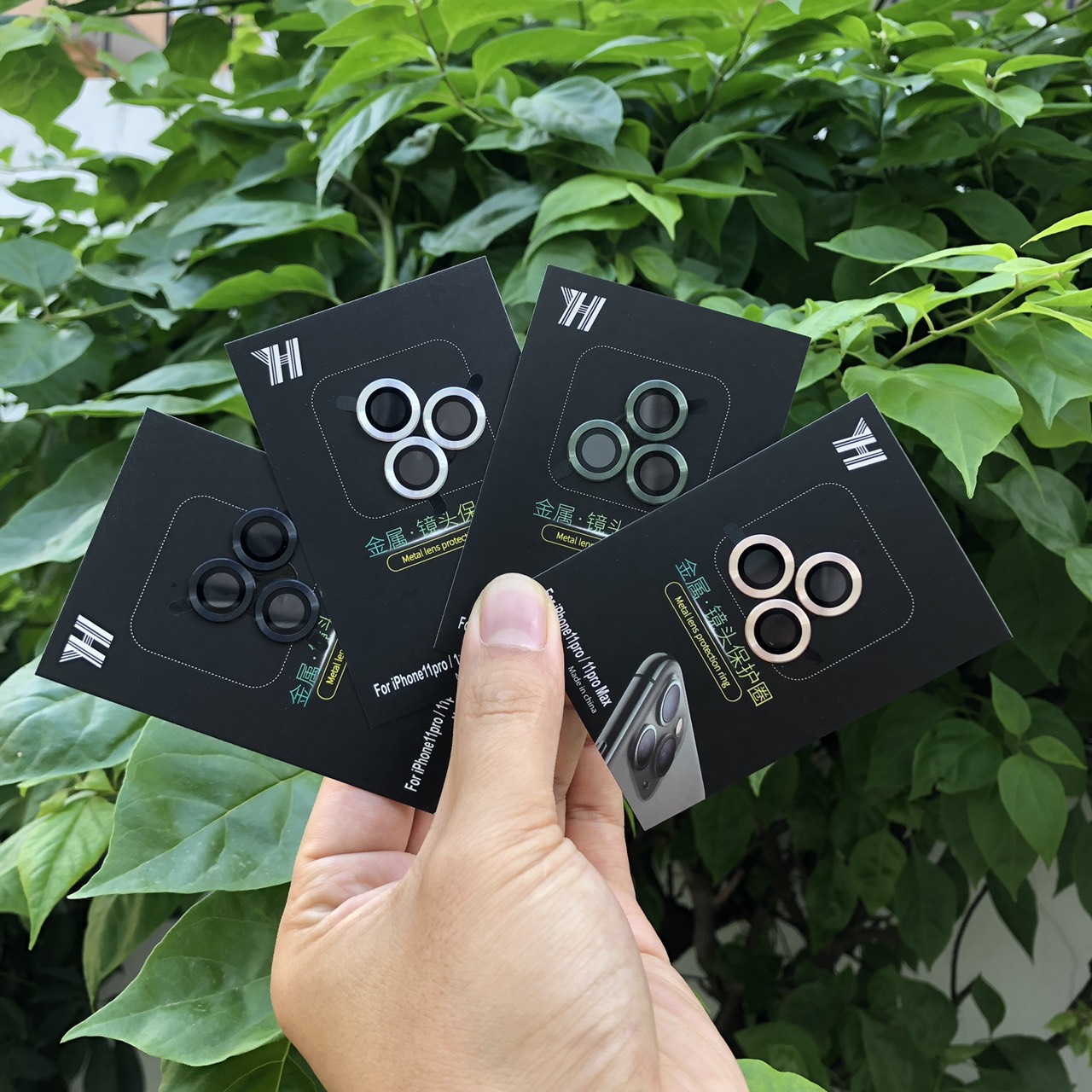 Combo 3 Vòng Bảo Vệ Camera IPhone 11Pro/ 11Pro Max (Bộ 3 Vòng) - Chống Bụi, Hạn chế vân tay & Mờ Camera