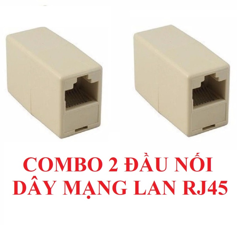 Bảng giá Combo 2 đầu nối dây cáp mạng Internet / Lan chuẩn RJ45 Phong Vũ