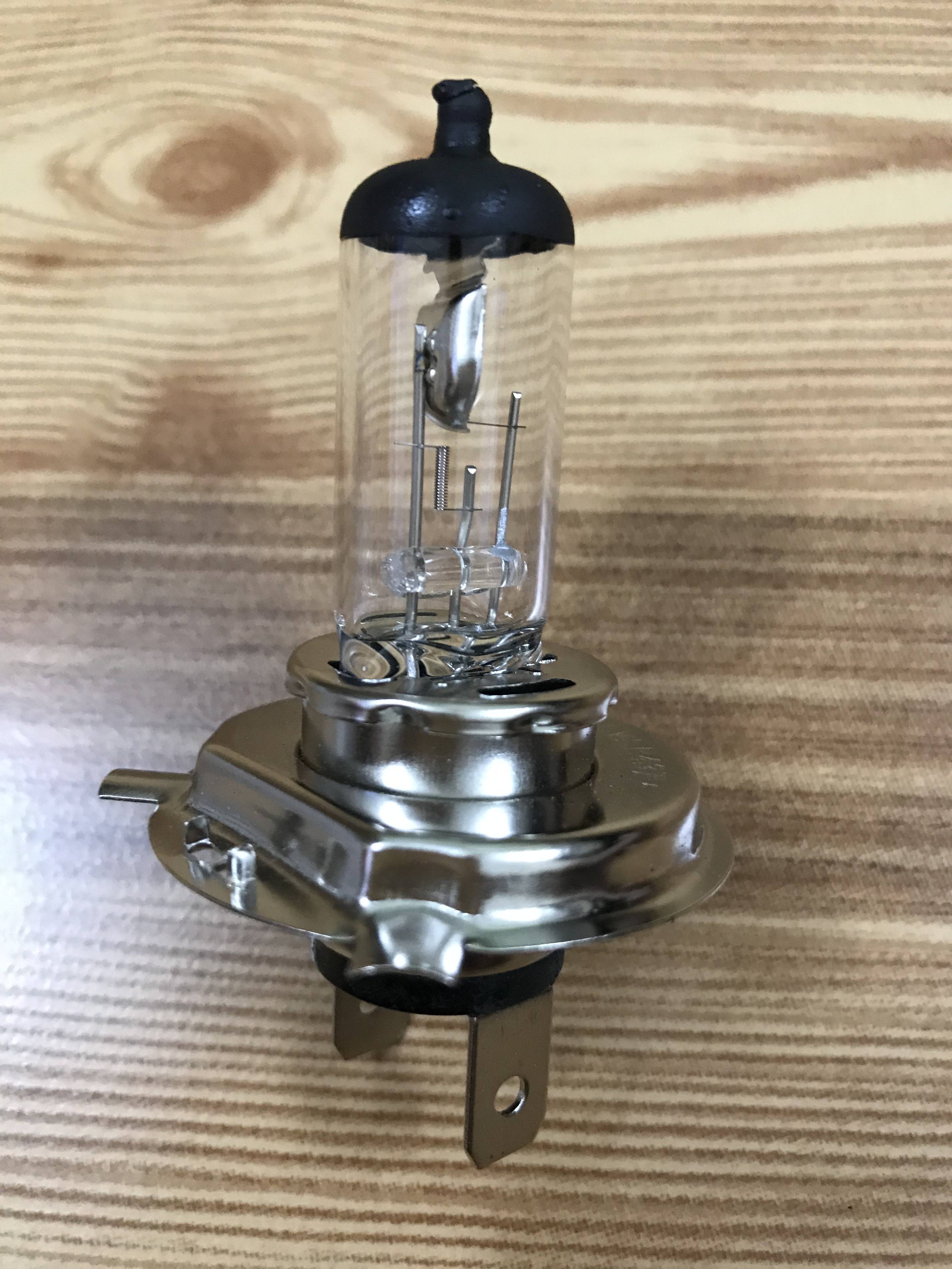[HCM]Bóng đèn pha xe máy chân H4 lắp Wave Sirius ... 12V35W Halogen head light sợi đốt
