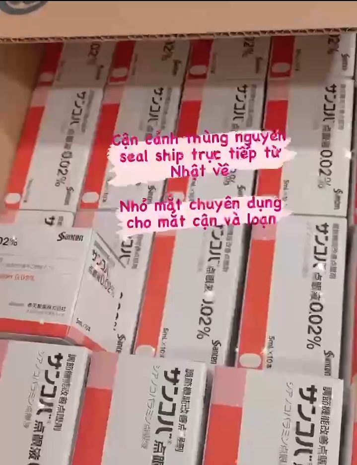 Nước nhỏ mắt cận Nhật Bản chống cận thị 5ml