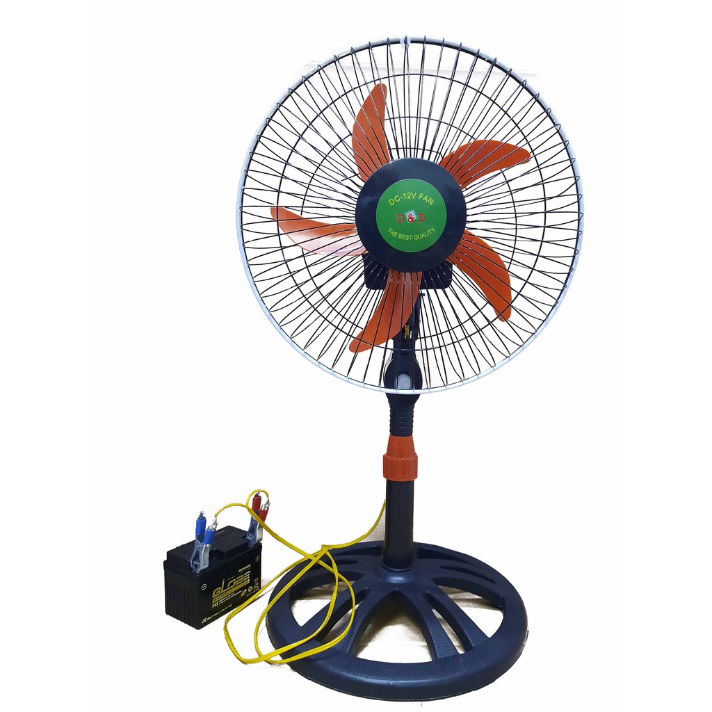 quạt 12v dc 15w kẹp bình