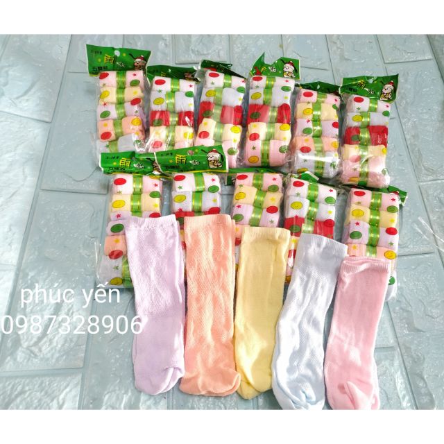 Sét 5 Đôi Tất Kẹo Lưới Cho Bé (SP000531)