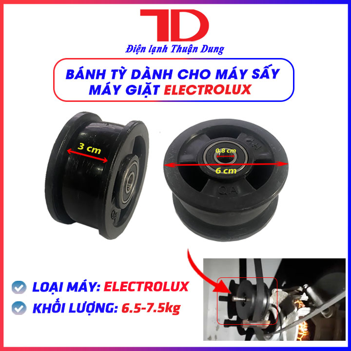 Bánh tỳ máy sấy quần áo Electrolux - Điện Lạnh Thuận Dung