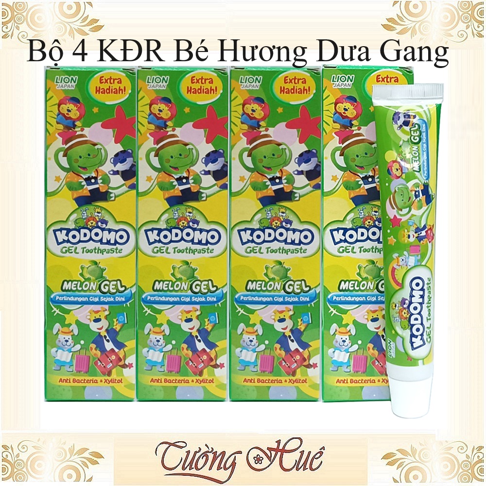 Kem đánh răng trẻ em KODOMO 45g- hương dưa gang