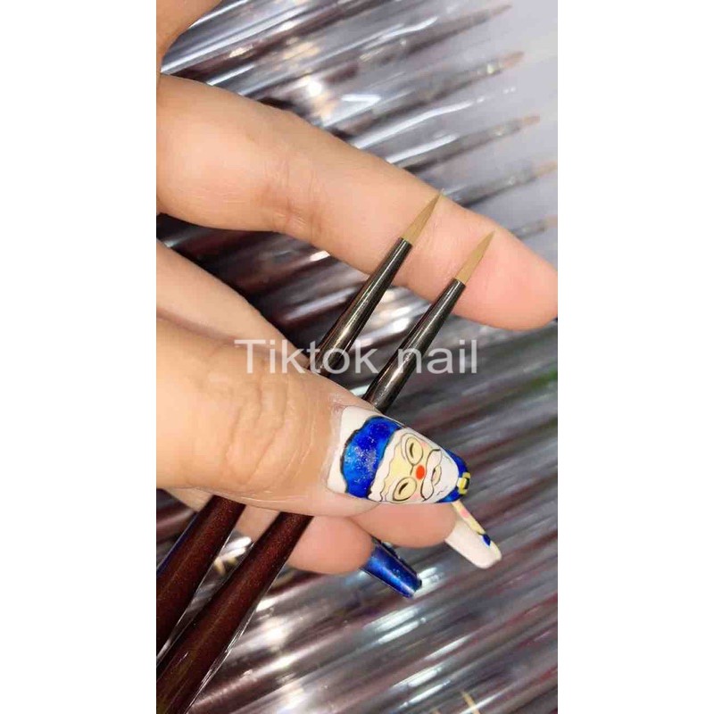 cọ hoa cúc và tán màu