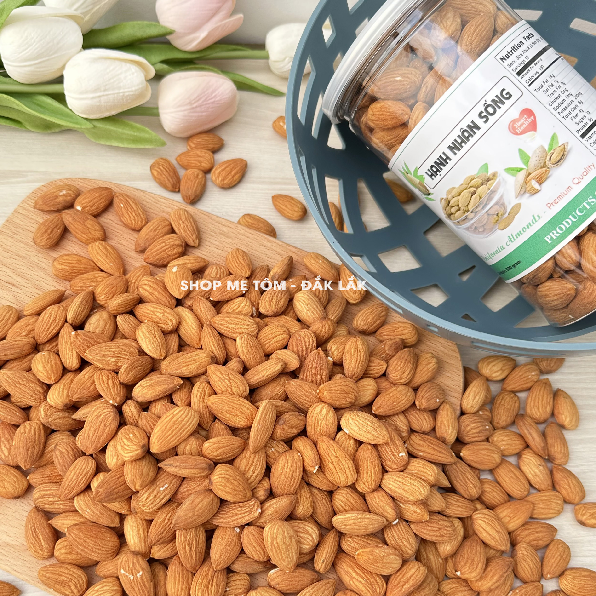 Hạnh Nhân Nhập Khẩu Chuẩn Chính Ngạch (Hạnh Nhân Sấy Chín/Hạnh Nhân Sống/Hạnh Nhân Rang Bơ Vỏ Mỏng)