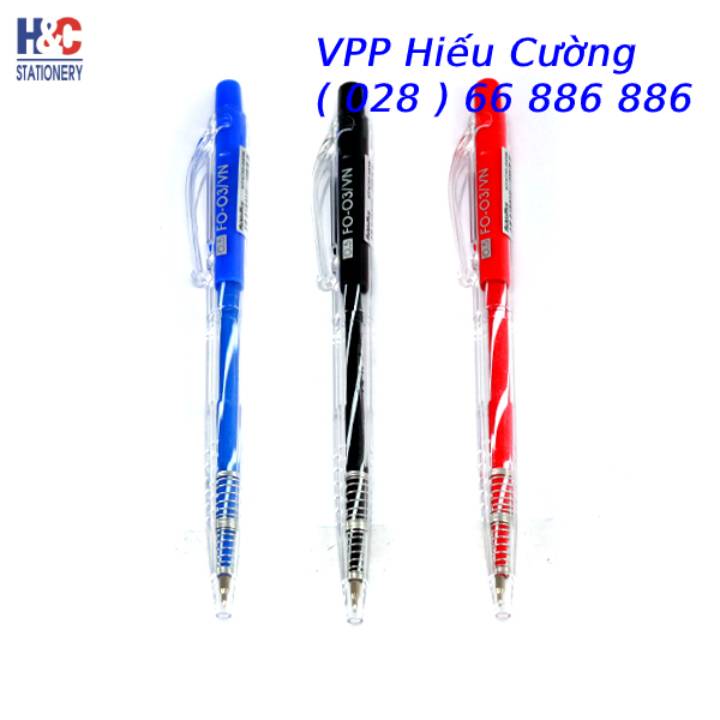 ComBo 5 Bút/Viết Bi FO-03. DO VPP HIẾU CƯỜNG CUNG CẤP