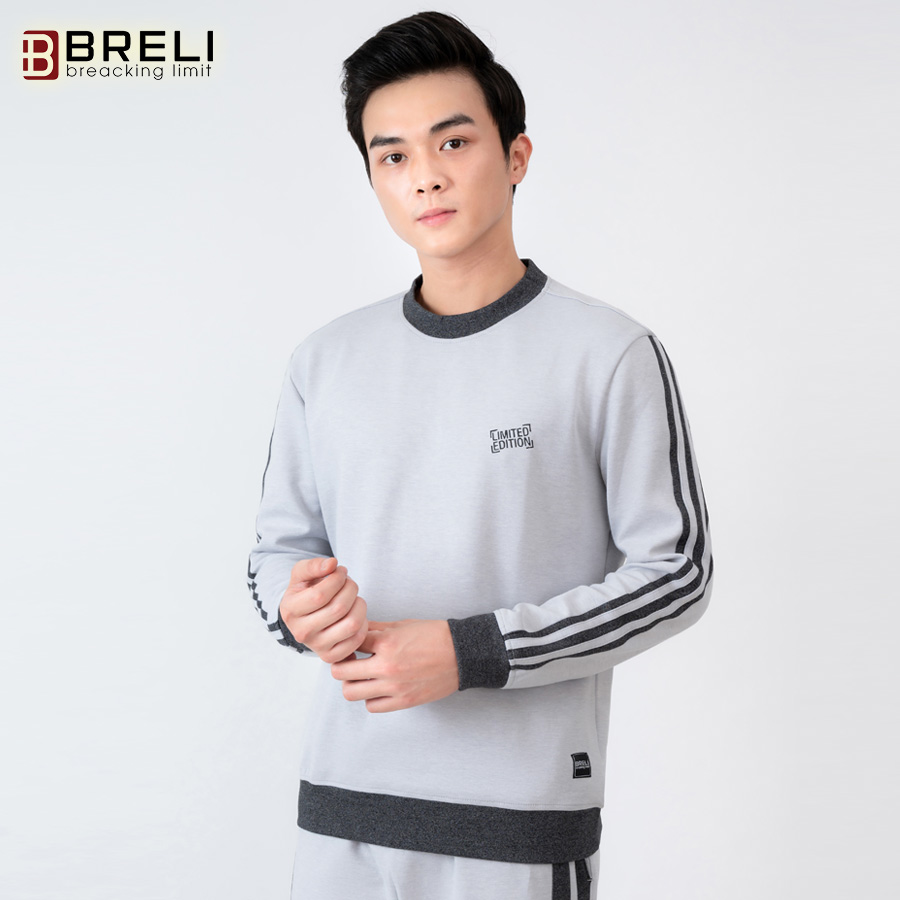 Bộ nỉ thể thao nam Breli - BAN2247-LGR
