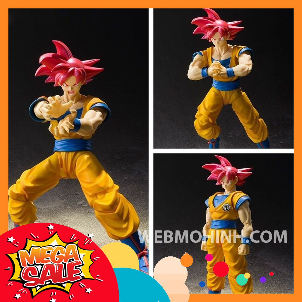 🌟GIÁ HỦY DIỆT🌟 Mô Hình Son Goku Super Saiyan Dragon Ball Super 7 Viên Ngọc Rồng SHF - S.H. Figuarts Full Box