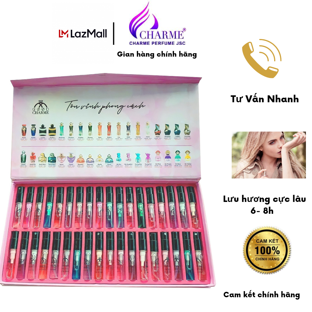 BỘ THỬ 36 MÙI DẠNG XỊT NƯỚC HOA GOOD CHARME