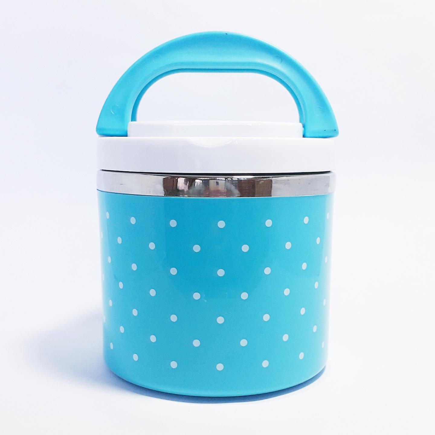 Cặp lồng giữ nhiệt 1 tầng chấm bi