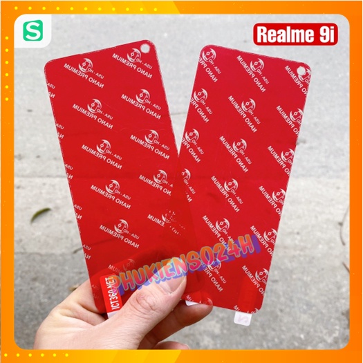 Cường lực Realme 9i Cường lực nano dẻo siêu bền full 98% màn hình , Dán bảo vệ camera realme 9i