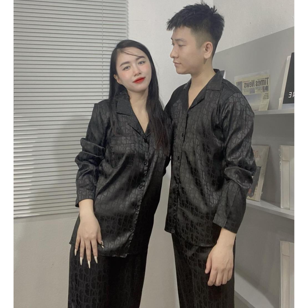 Đồ ngủ nam, pijama lụa chê liệu lụa gấm áo dài quần dài