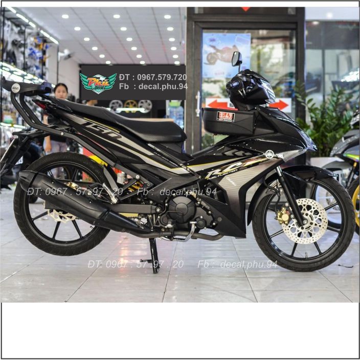 Tem rời Exciter 150 Rc đen bóng