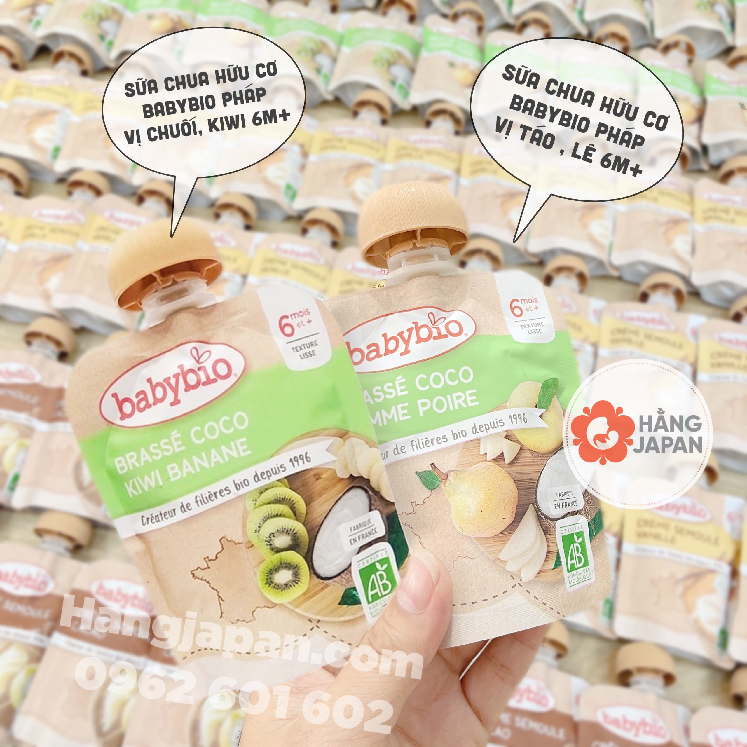 Sữa chua/Váng sữa hữu cơ Baby Bio