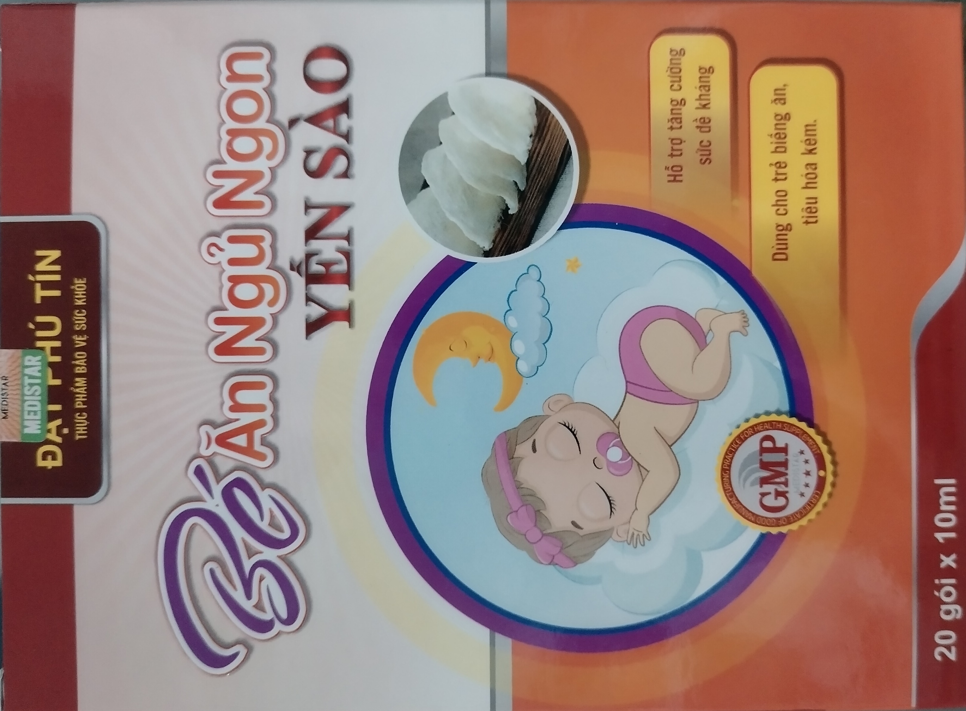 Siro Bé ăn ngủ ngon Yến sào