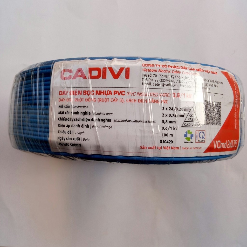 [HCM]Dây điện 2x0.75