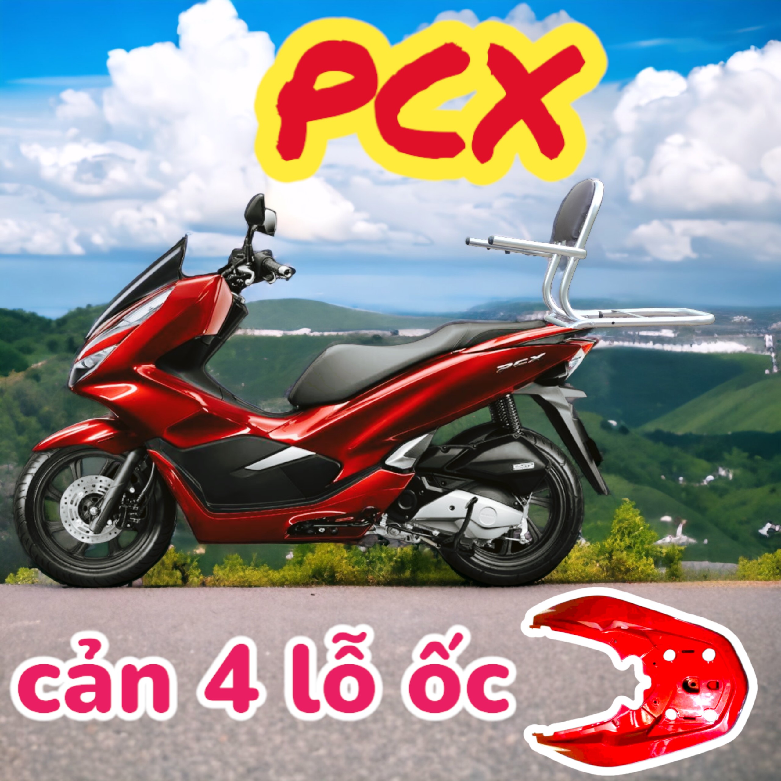 ( tặng lót tay) baga phượt cho xe PCX