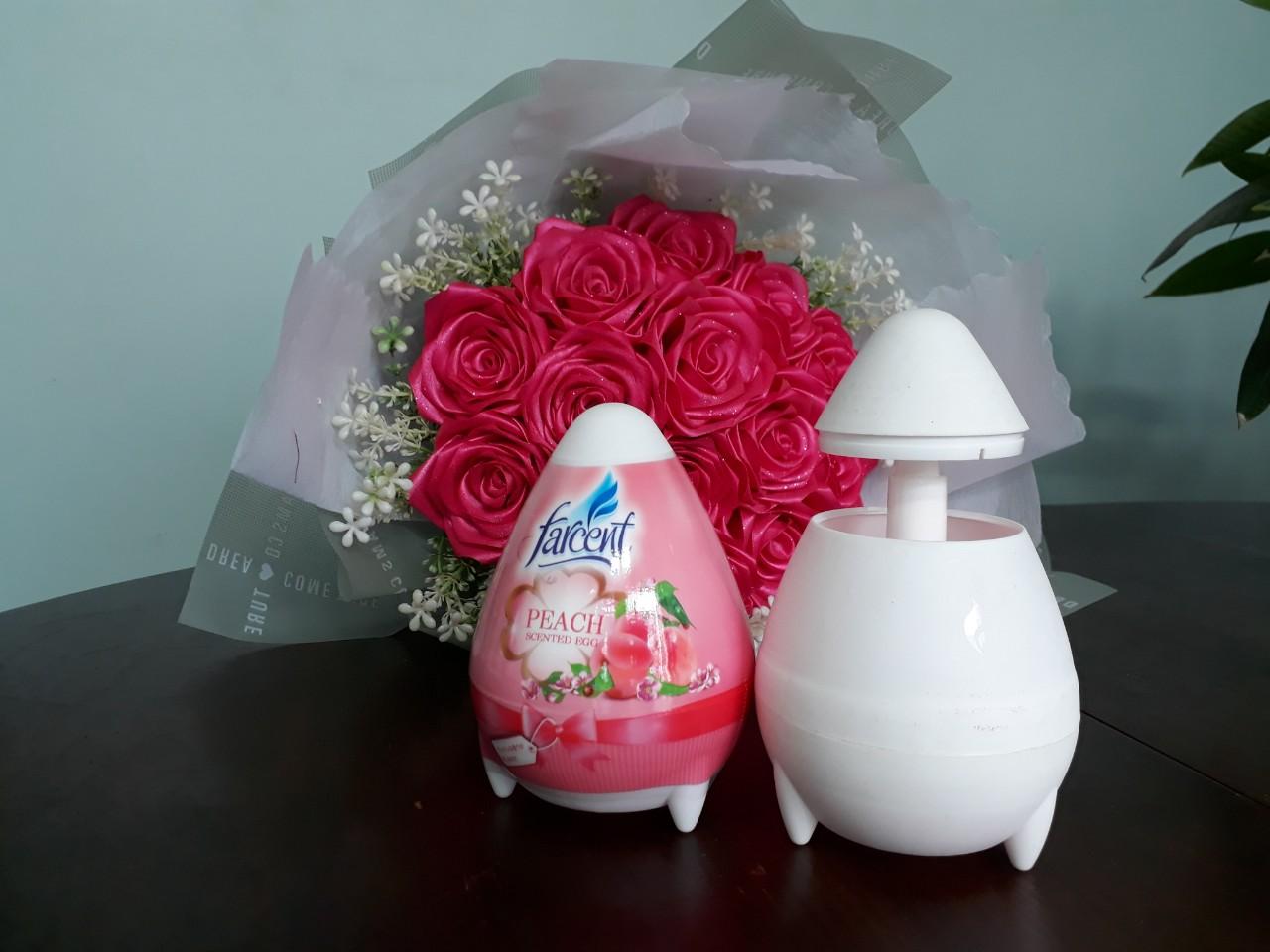 [HCM]Sáp thơm hình trứng Farcent 170g- Hương đào