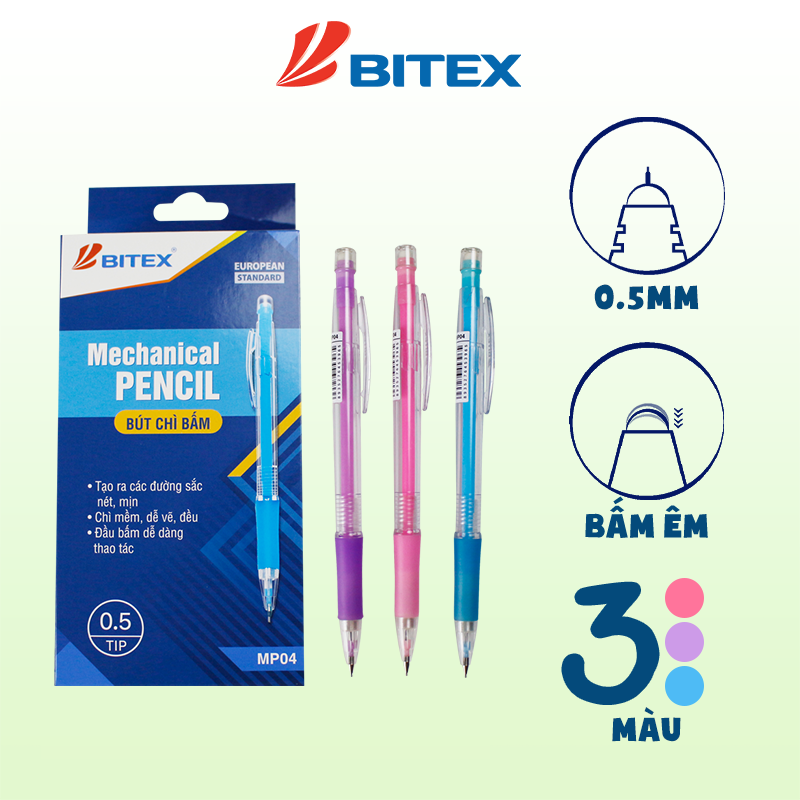 Bút chì bấm Bitex MP04 (0.5mm)