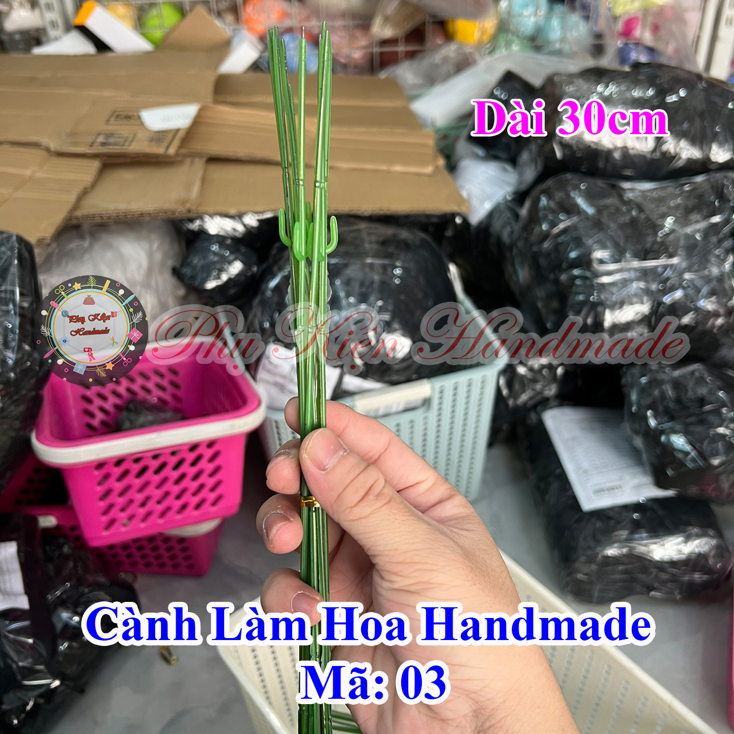 Cành làm hoa handmade