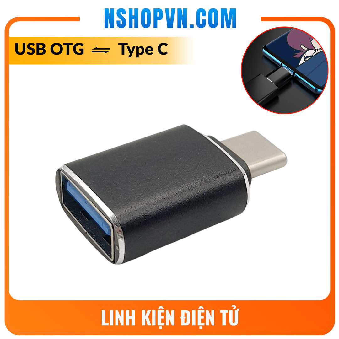 Usb otg type c 3.0 | đọc dữ liệu usb, thẻ nhớ ngoài cho điện thoại , tablet